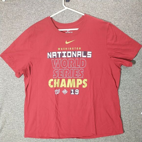 Washington Nationals Shirt Mens MLB 2019 World Series Champs‎ 2XL T-Shirt - Picture 1 of 10